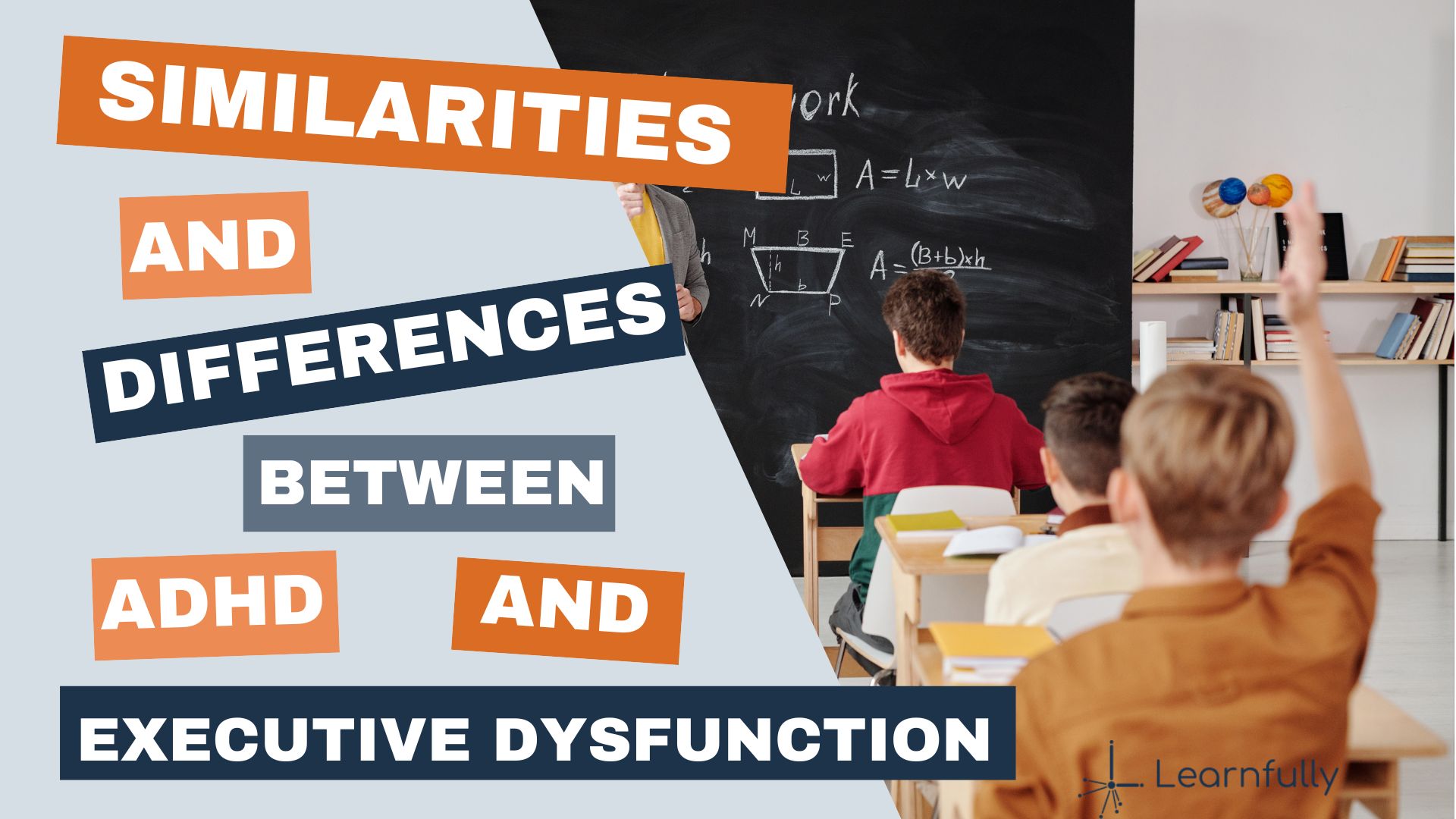 similarities and differences between adhd and executive dysfunction